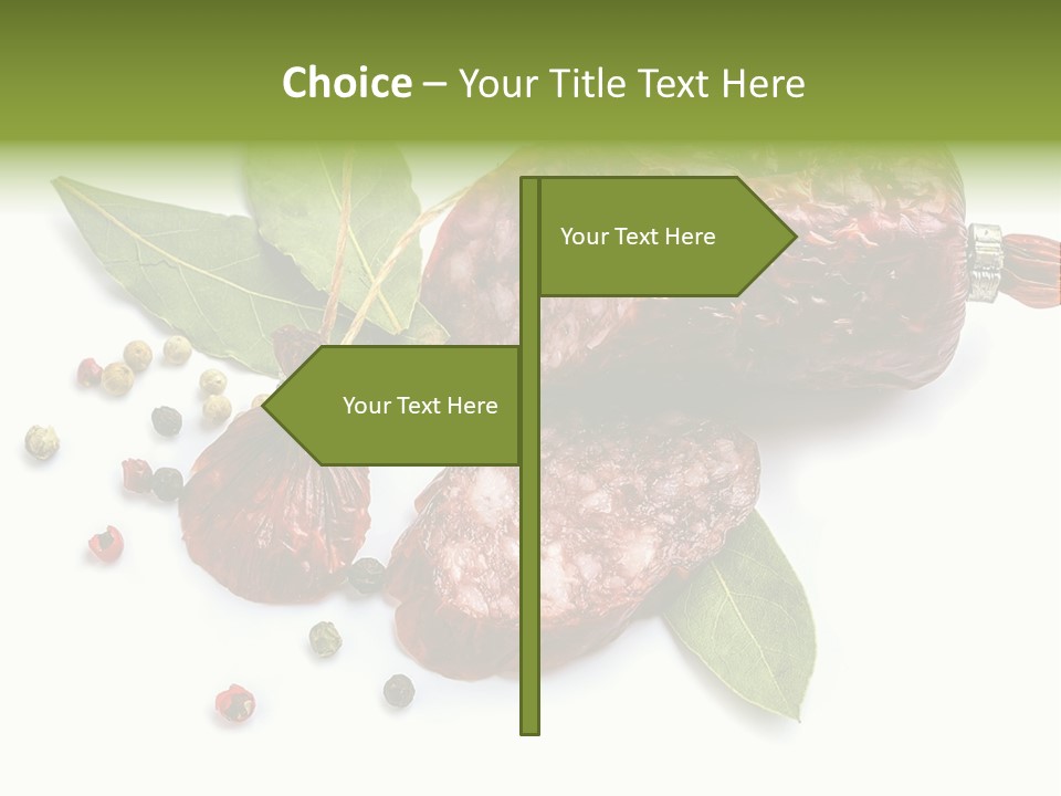 Pepper Cuisine Salame PowerPoint Template