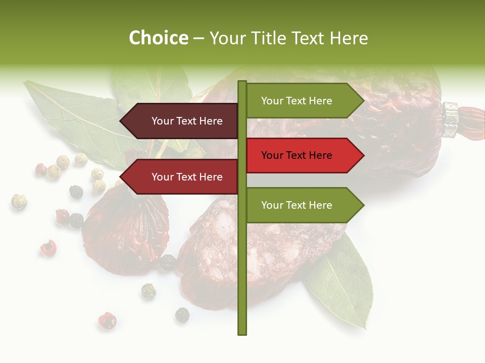 Pepper Cuisine Salame PowerPoint Template
