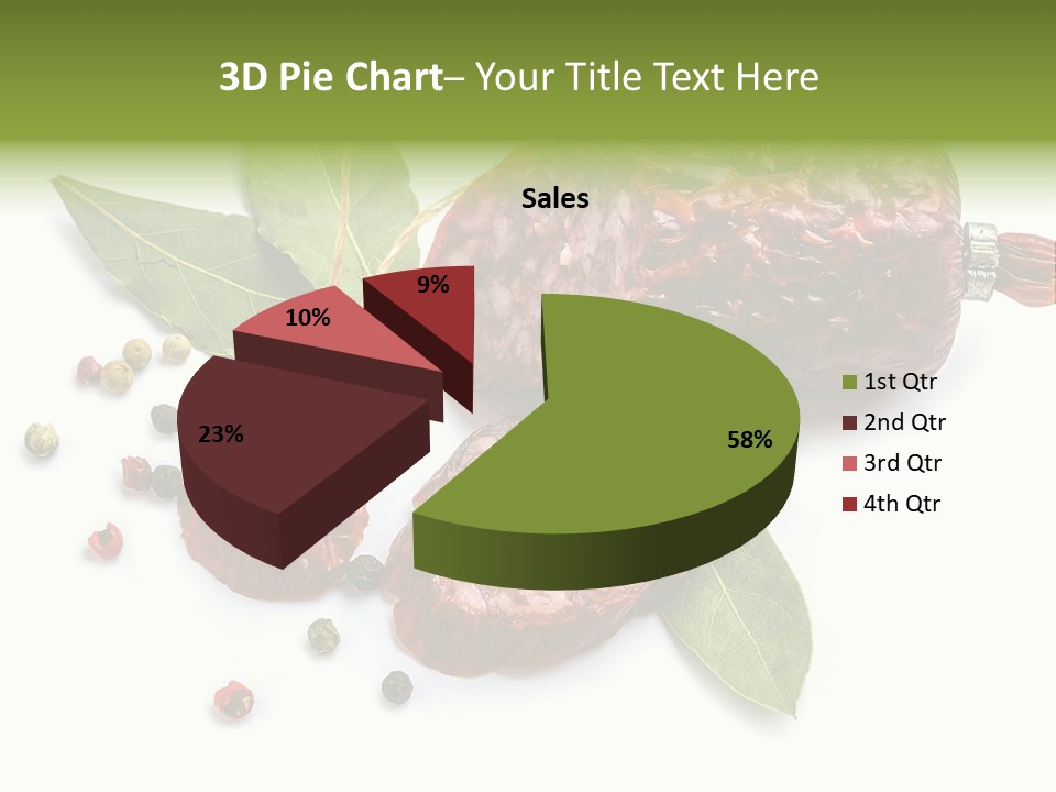 Pepper Cuisine Salame PowerPoint Template