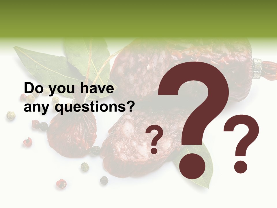 Pepper Cuisine Salame PowerPoint Template