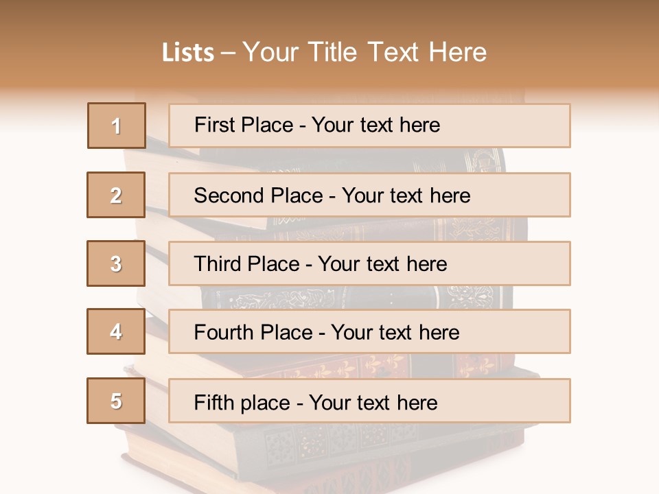 Information Reading Cover PowerPoint Template