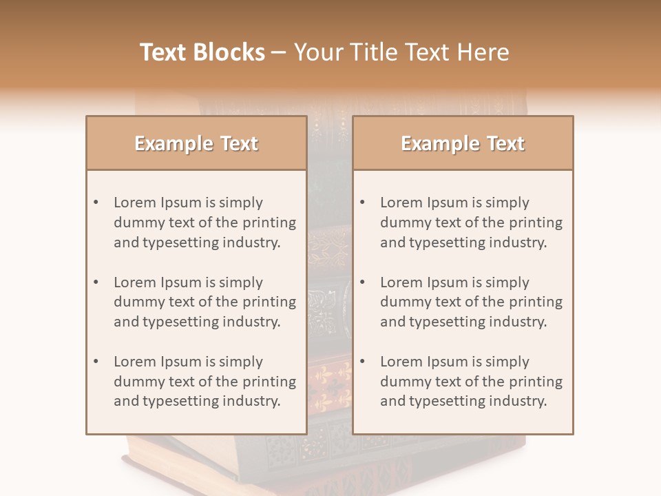 Information Reading Cover PowerPoint Template