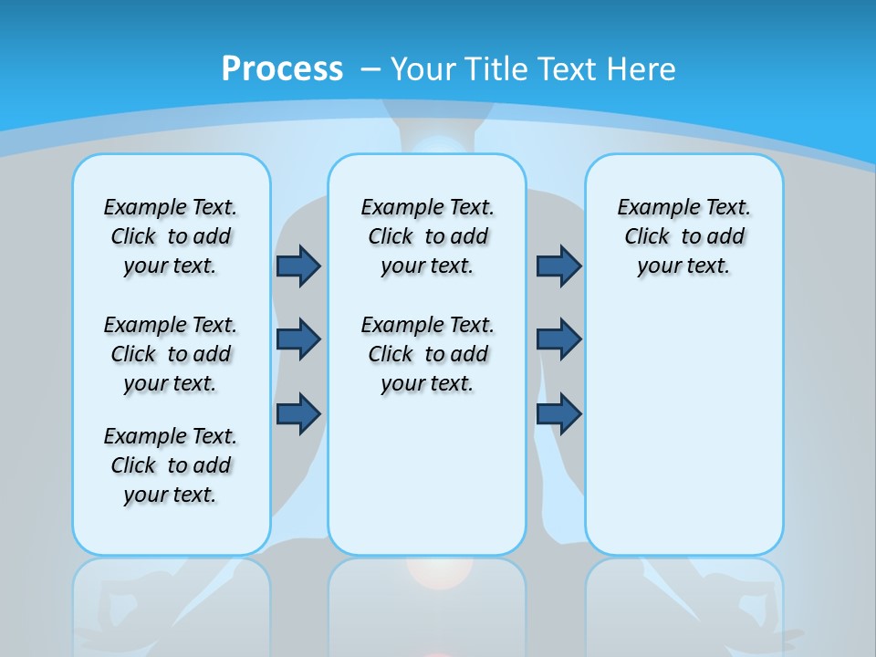 A Person Sitting In A Lotus Position With Seven Chakras PowerPoint Template