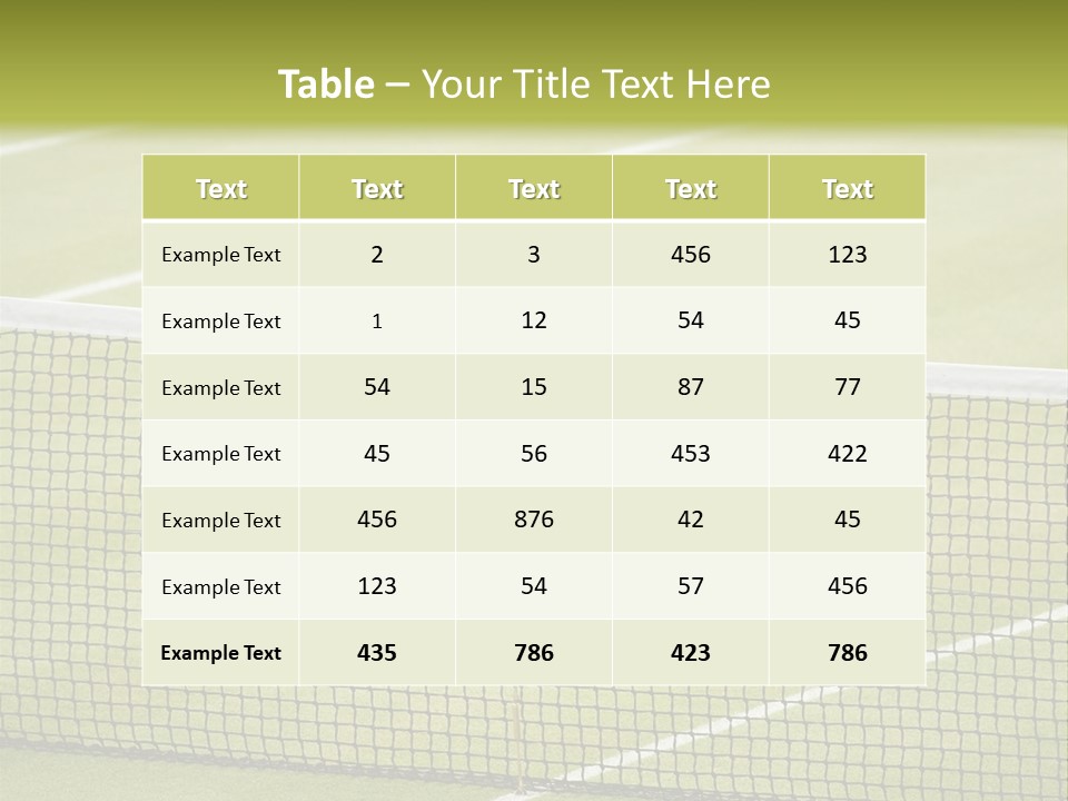 Close Up Backdrop Leisure PowerPoint Template