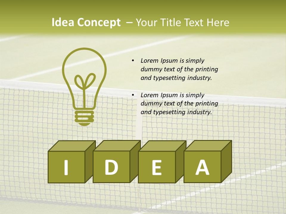 Close Up Backdrop Leisure PowerPoint Template