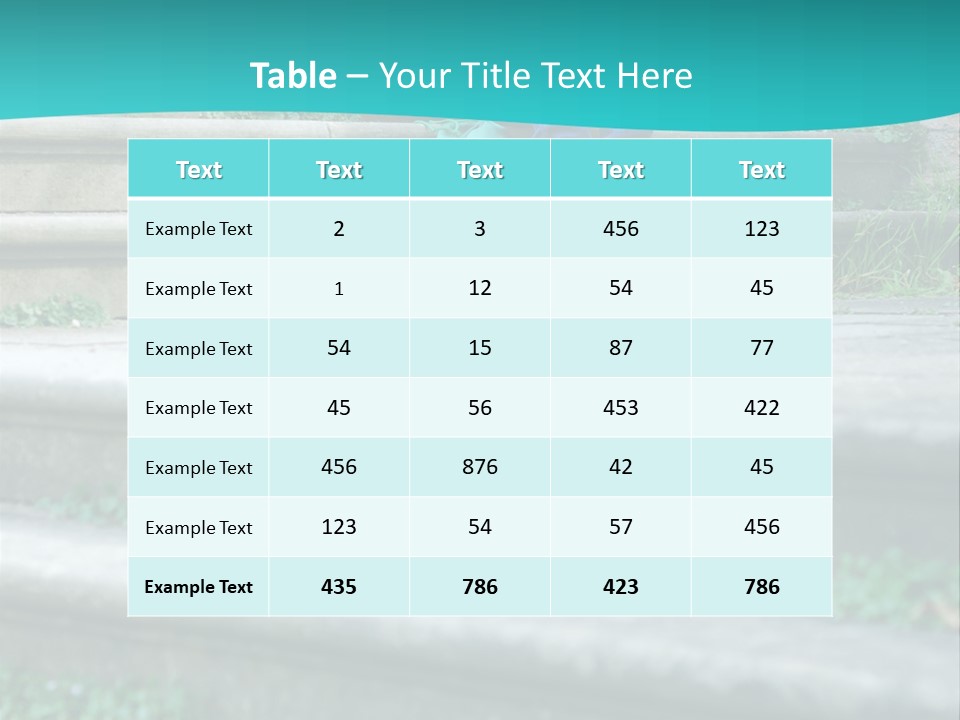 Stone Steps Disappointed Sitting PowerPoint Template