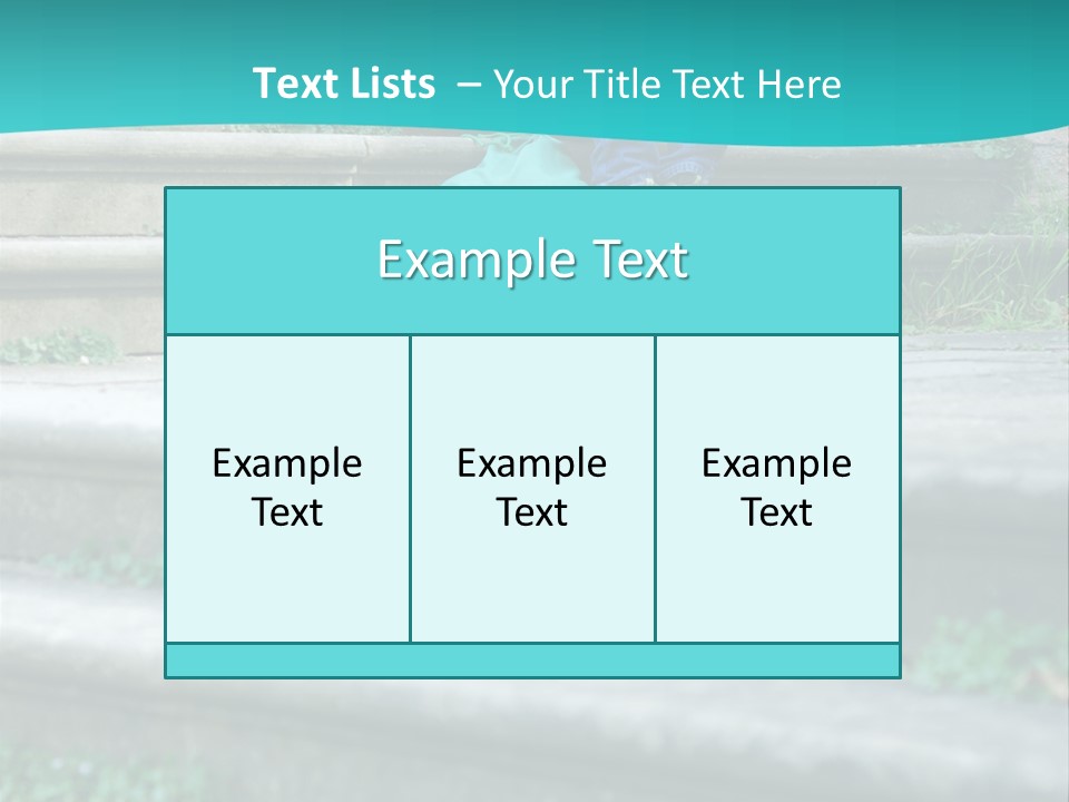 Stone Steps Disappointed Sitting PowerPoint Template