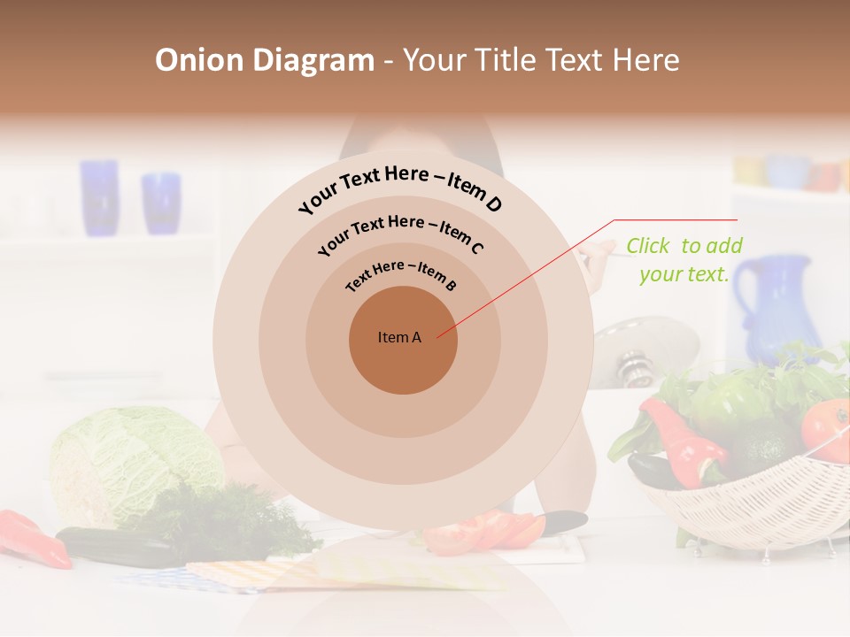 People Vegetable Happiness PowerPoint Template