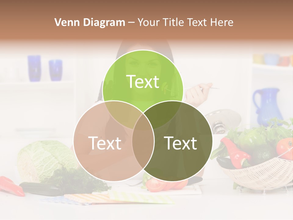People Vegetable Happiness PowerPoint Template