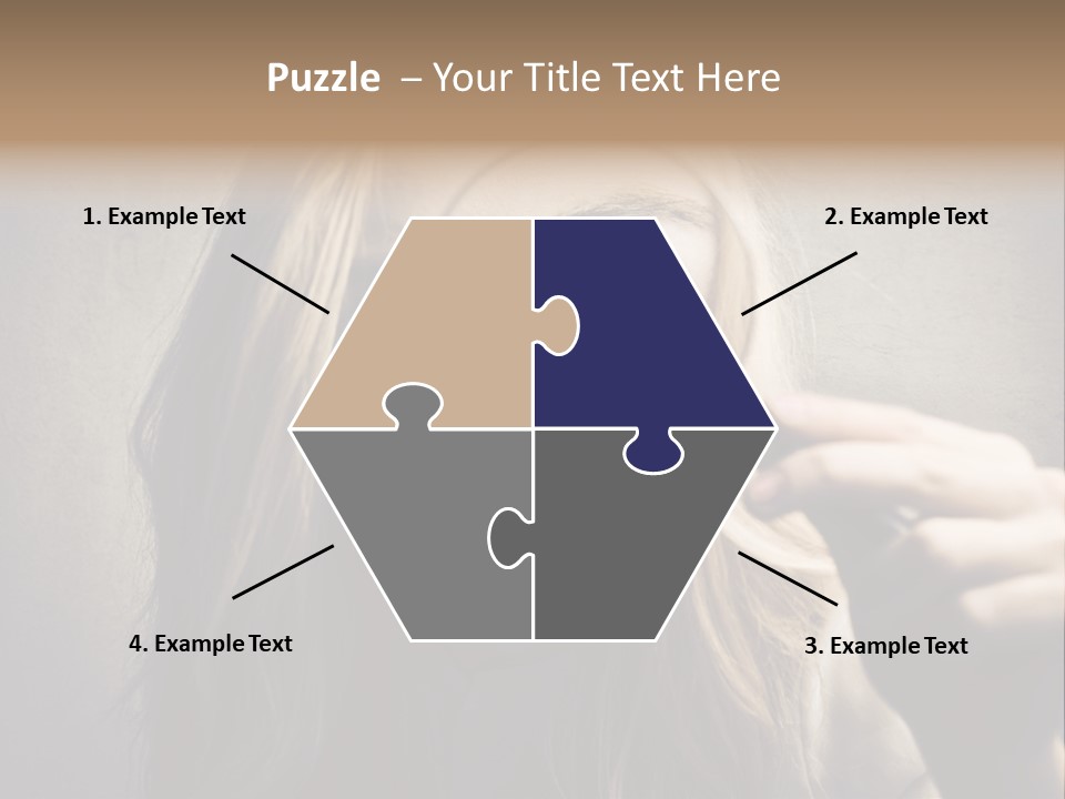 Search Woman Amazing PowerPoint Template