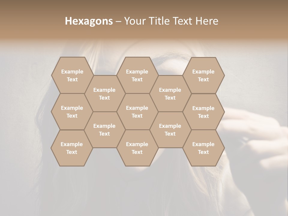 Search Woman Amazing PowerPoint Template