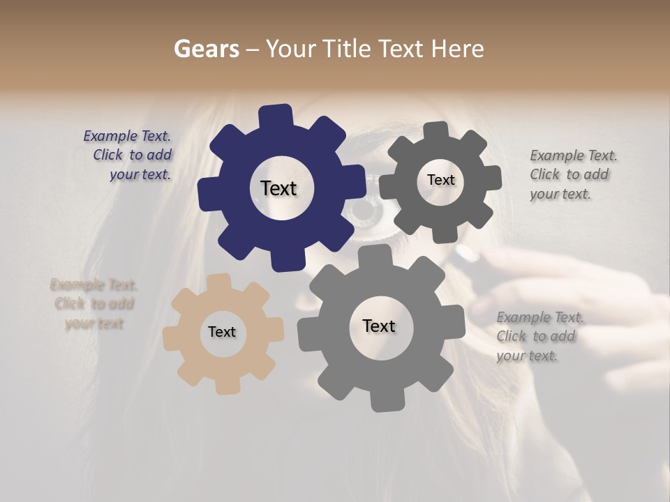 Search Woman Amazing PowerPoint Template