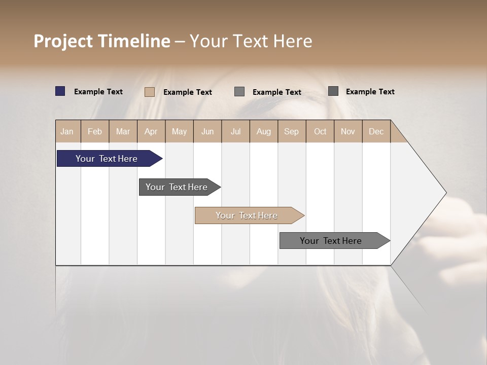 Search Woman Amazing PowerPoint Template