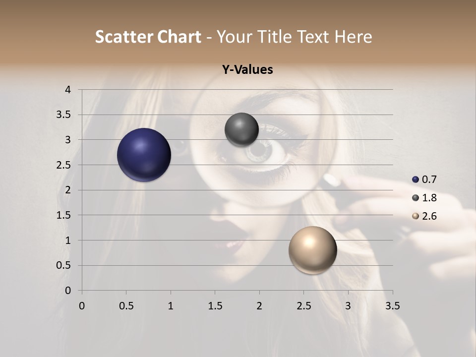 Search Woman Amazing PowerPoint Template