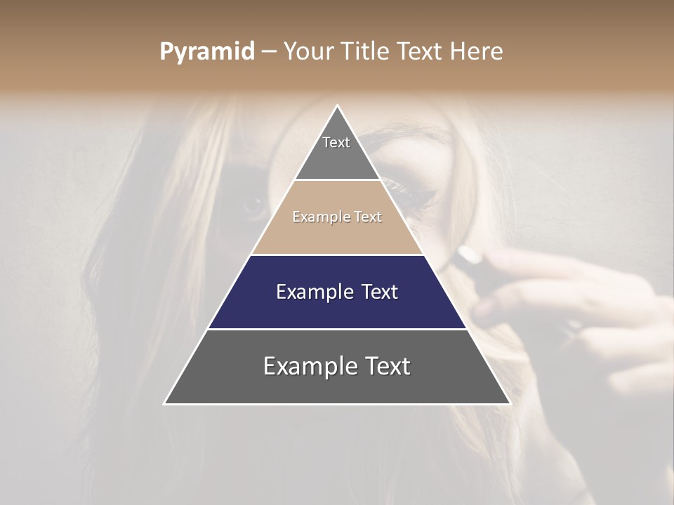 Search Woman Amazing PowerPoint Template