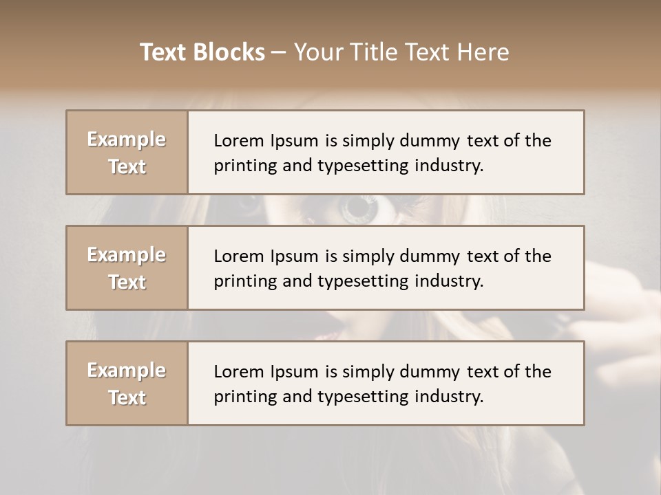 Search Woman Amazing PowerPoint Template