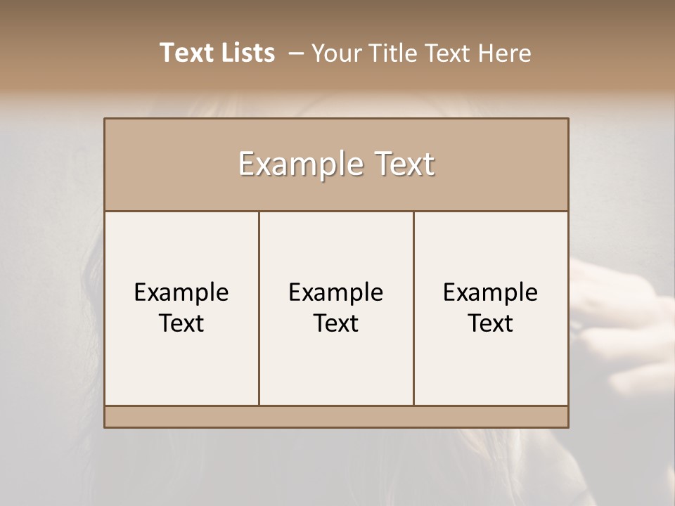Search Woman Amazing PowerPoint Template