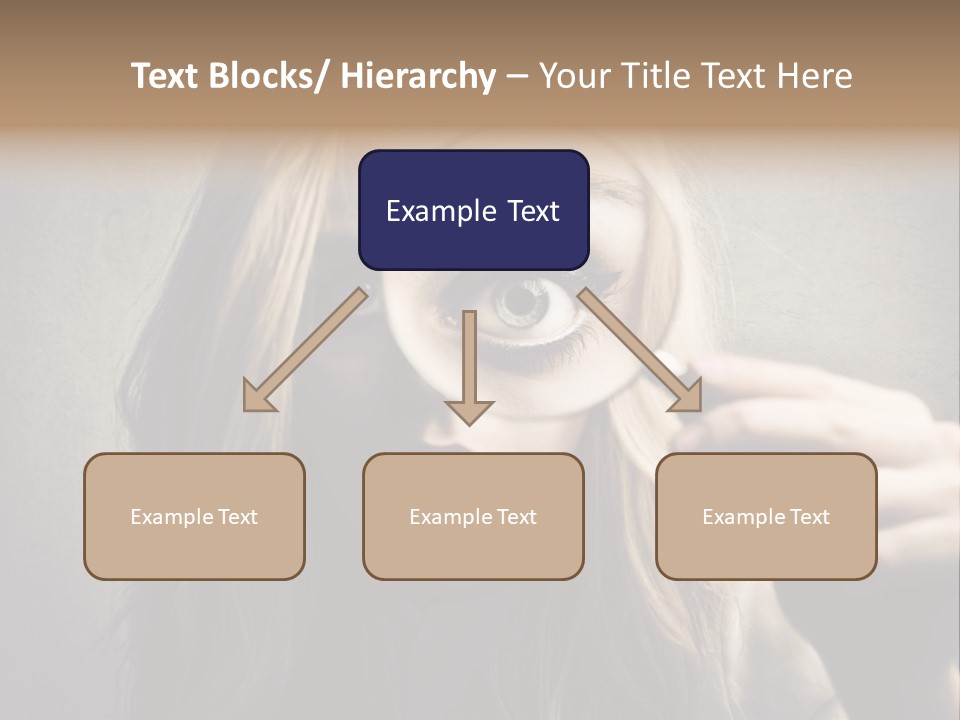 Search Woman Amazing PowerPoint Template