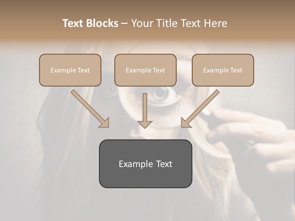 Search Woman Amazing PowerPoint Template
