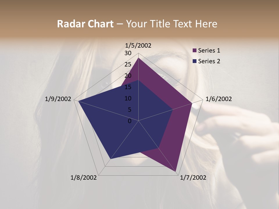 Search Woman Amazing PowerPoint Template