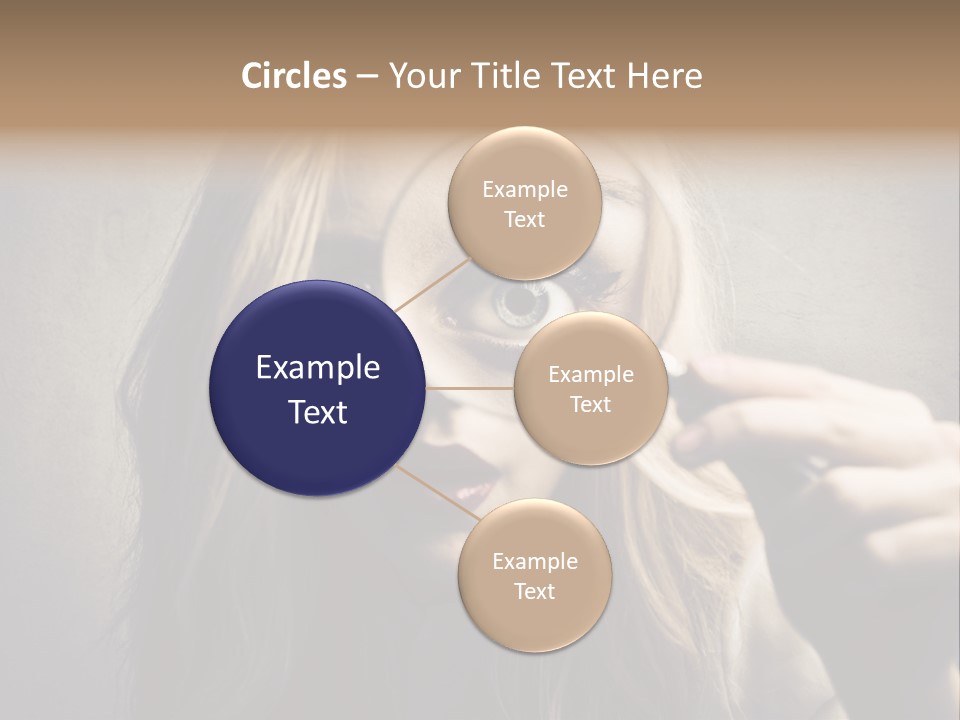 Search Woman Amazing PowerPoint Template