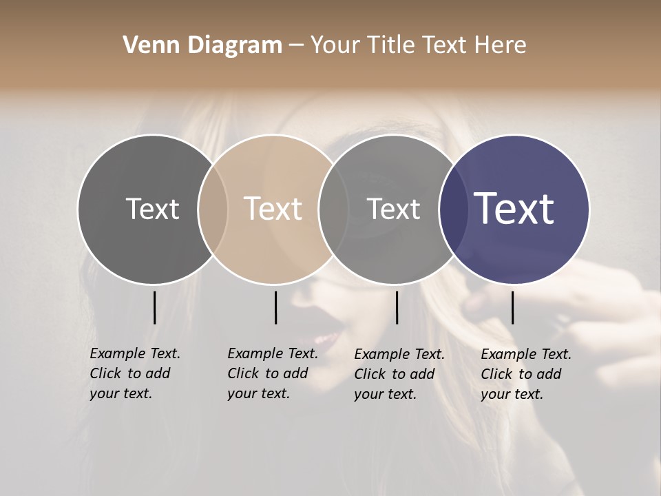 Search Woman Amazing PowerPoint Template