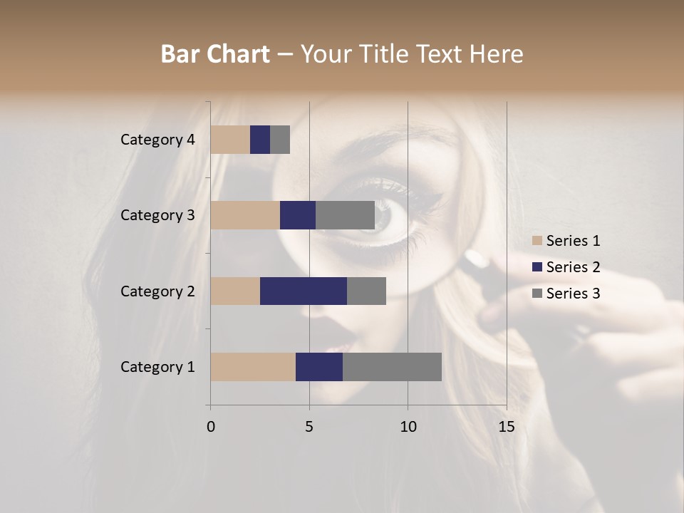 Search Woman Amazing PowerPoint Template