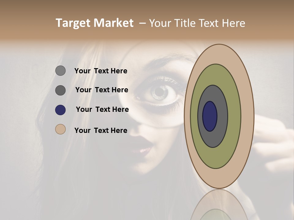 Search Woman Amazing PowerPoint Template