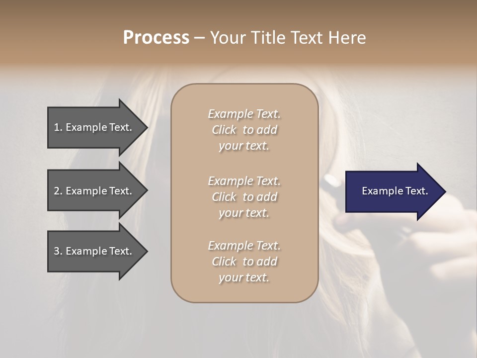 Search Woman Amazing PowerPoint Template