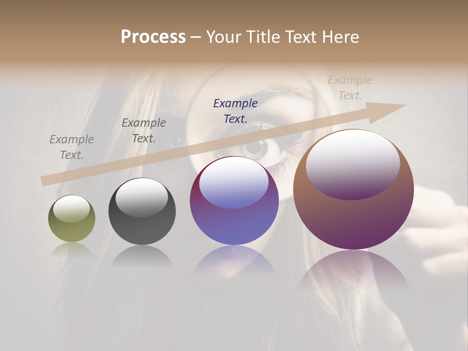 Search Woman Amazing PowerPoint Template