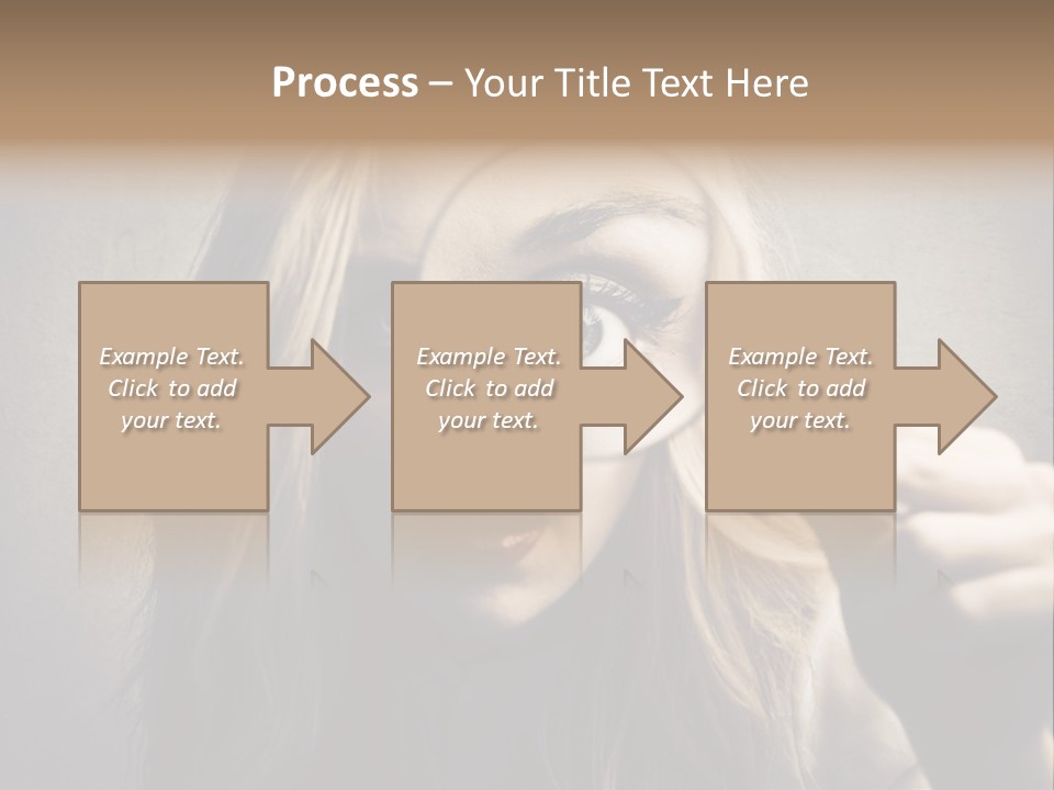 Search Woman Amazing PowerPoint Template