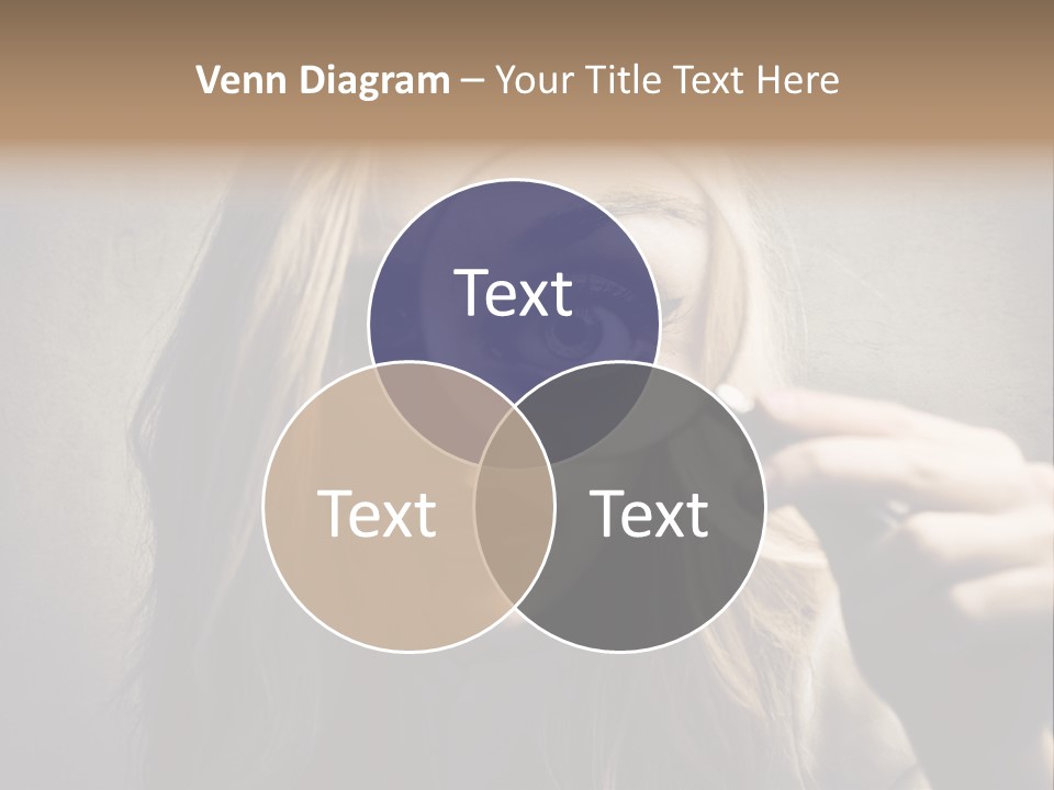 Search Woman Amazing PowerPoint Template