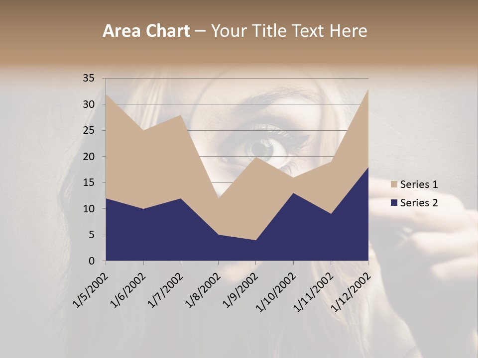 Search Woman Amazing PowerPoint Template