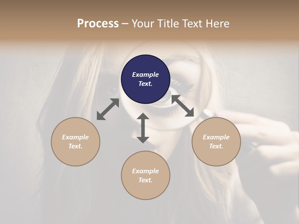 Search Woman Amazing PowerPoint Template