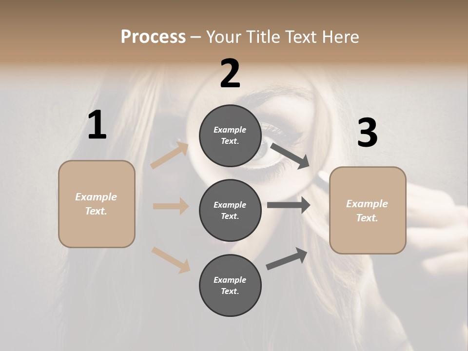 Search Woman Amazing PowerPoint Template