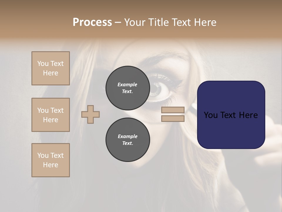 Search Woman Amazing PowerPoint Template