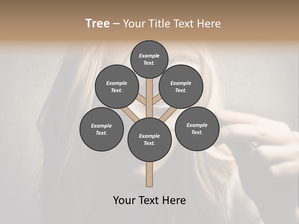 Search Woman Amazing PowerPoint Template