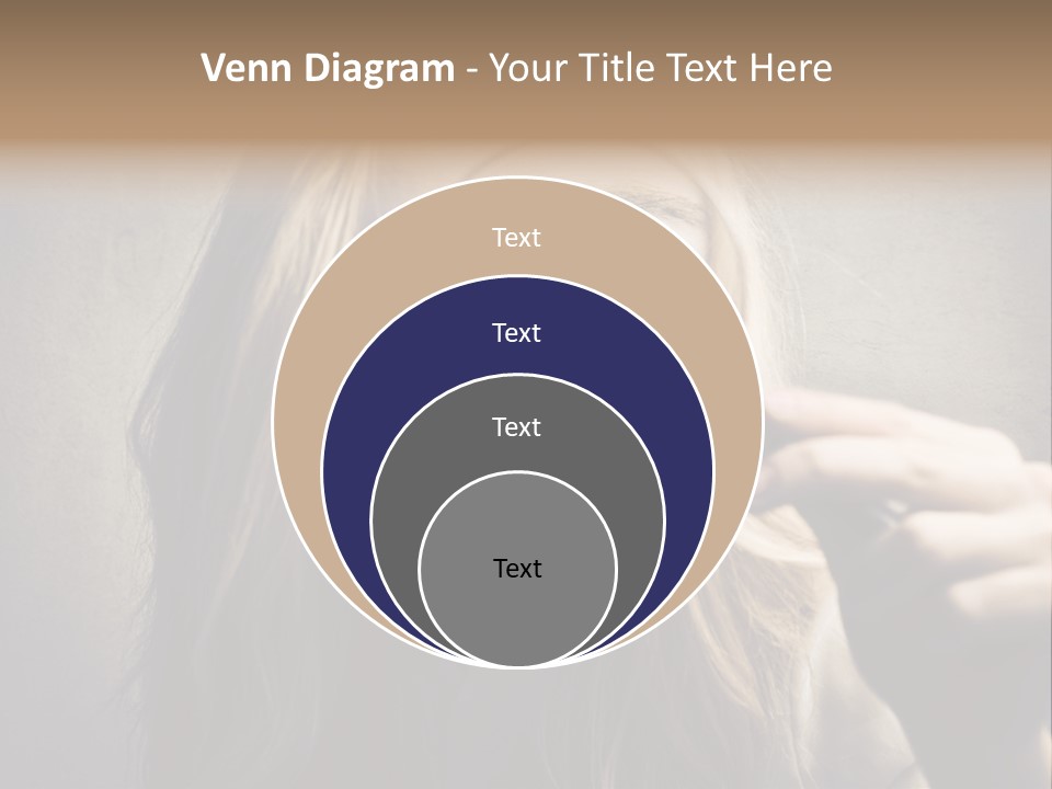 Search Woman Amazing PowerPoint Template