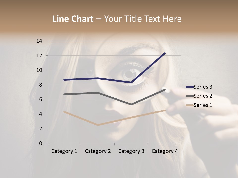 Search Woman Amazing PowerPoint Template