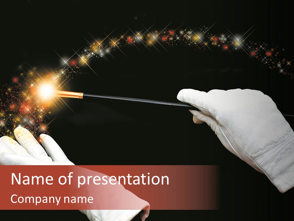 Black Make Glamor PowerPoint Template