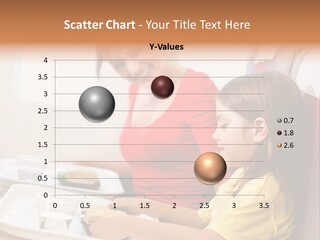 A Woman And A Little Girl Sitting On A Plane PowerPoint Template