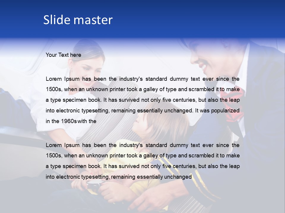 Uniform Attendant Woman PowerPoint Template