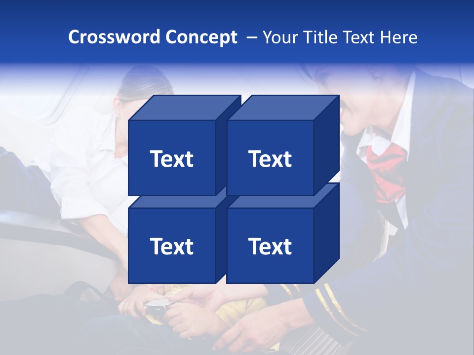 Uniform Attendant Woman PowerPoint Template