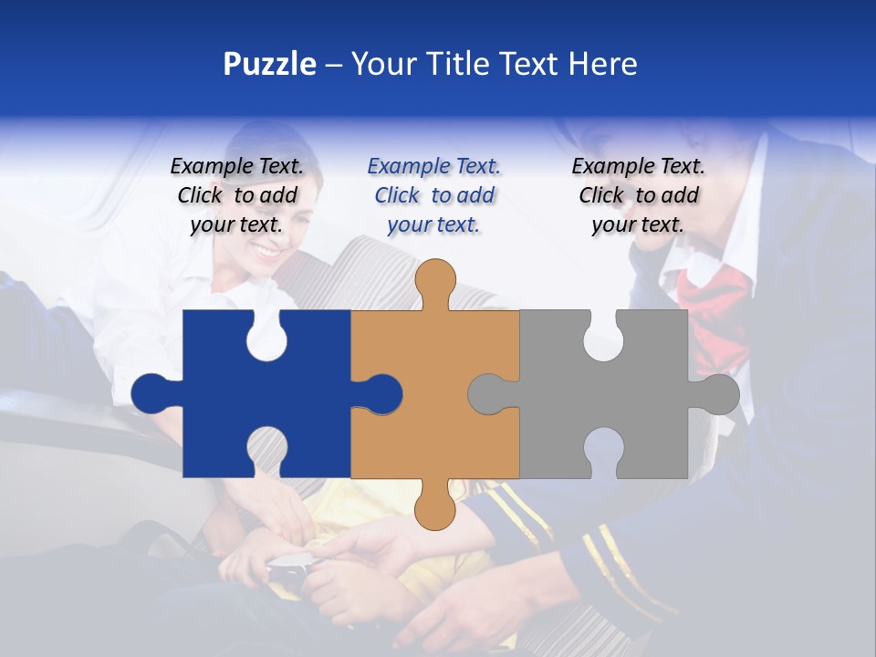 Uniform Attendant Woman PowerPoint Template