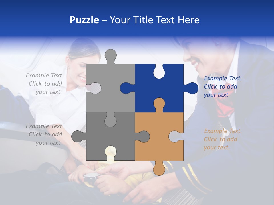 Uniform Attendant Woman PowerPoint Template