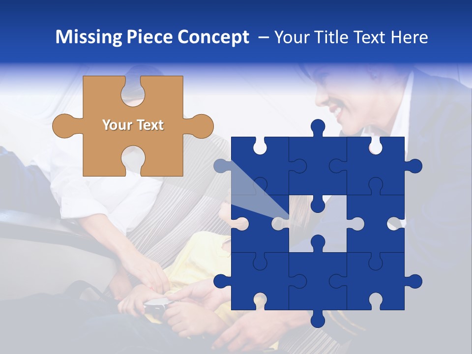 Uniform Attendant Woman PowerPoint Template