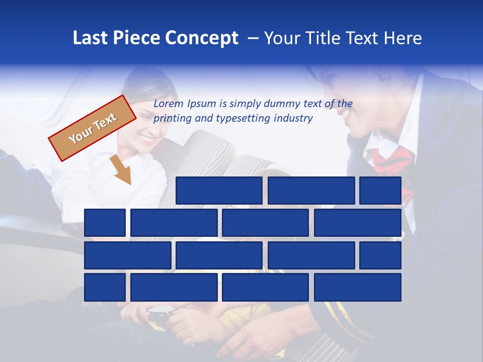 Uniform Attendant Woman PowerPoint Template