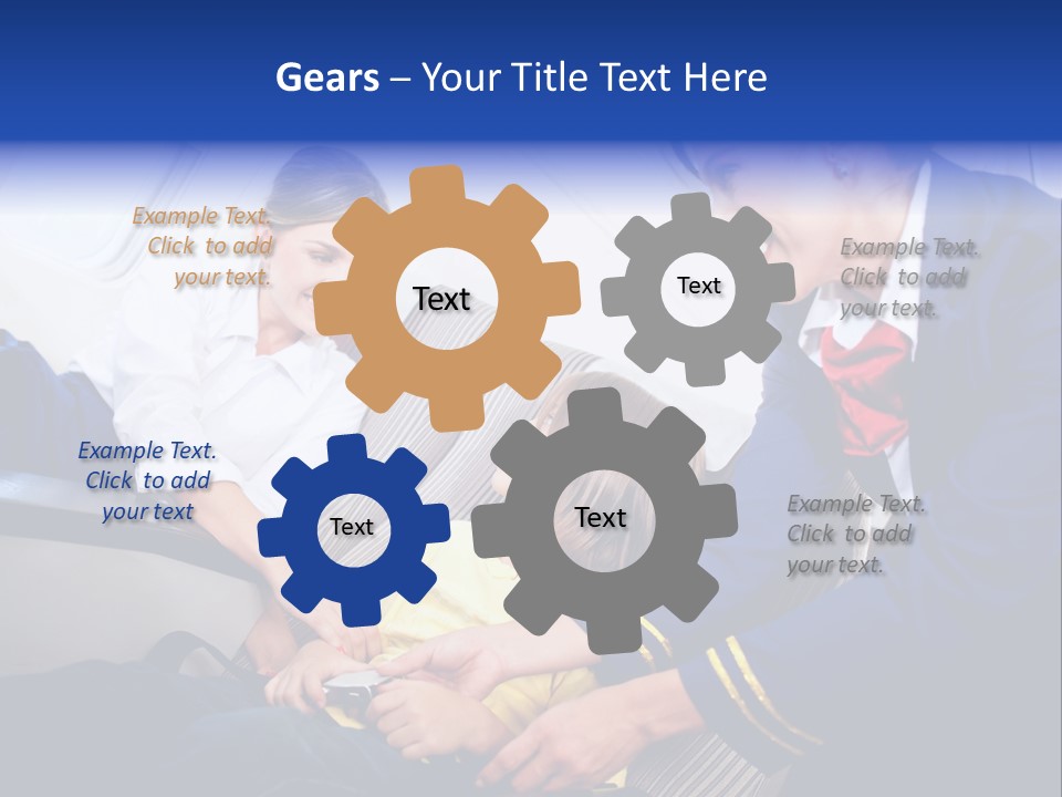 Uniform Attendant Woman PowerPoint Template