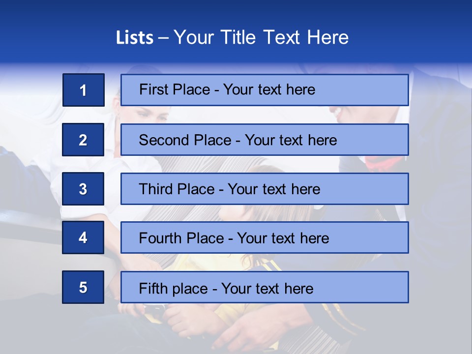 Uniform Attendant Woman PowerPoint Template