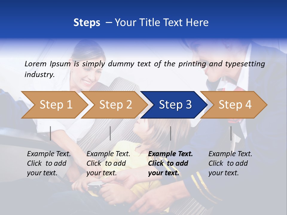 Uniform Attendant Woman PowerPoint Template